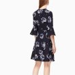 画像2: KATE SPADE New York   ケイトスペード　Night Rose Crepe Dress  (2)