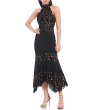 画像1: Tadashi Shoji タダシショージ   Asymmetric Hem Midi Dress　 ブラック (1)