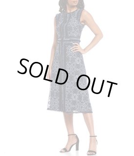 後呂有紗アナ着用】Tadashi Shoji タダシショージ Lace Fringe Midi