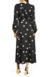 画像2: サイズ追加！セール！【石原さとみさん着用、ドラマ使用】KATE SPADE New York   ケイトスペード　 spade clover toss wrap dress  (2)