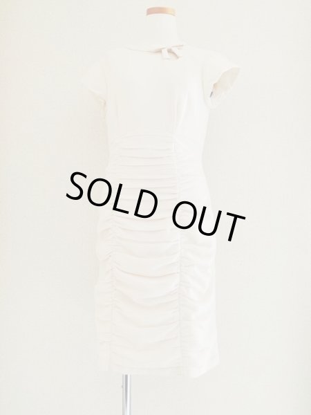 画像2: 即発！Nanette Lepore　ナネットレポー　　 Irresistible Ruched Dress　ミルク (2)