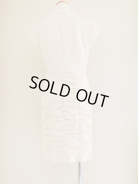 画像3: 即発！Nanette Lepore　ナネットレポー　　 Irresistible Ruched Dress　ミルク (3)