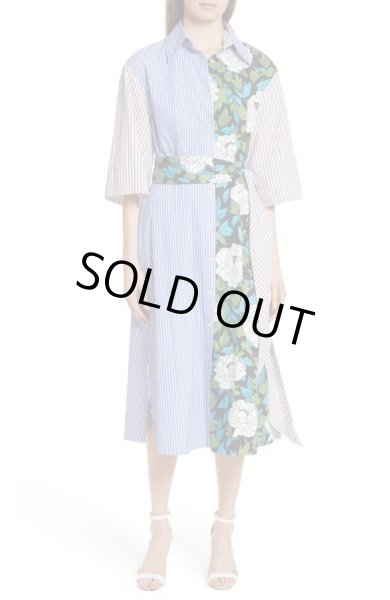 画像5: セール!【コンフィデンスマンJP、長澤まさみさん着用】Diane von Furstenberg ダイアンフォンファステンバーグ ミックスプリントコットンシャツドレス  30405 (5)