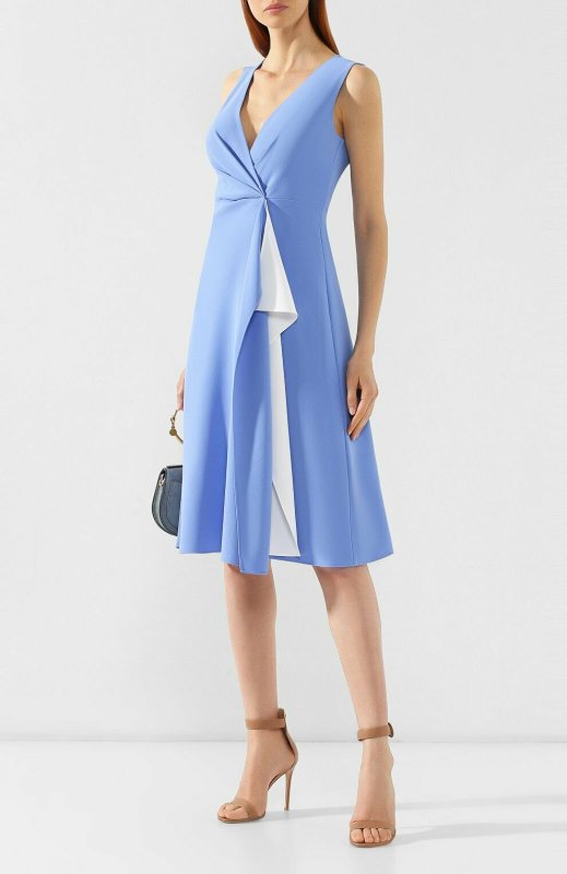 画像1: Diane von Furstenberg　ダイアンフォンファステンバーグ Addison フェイクラップドレス (1)