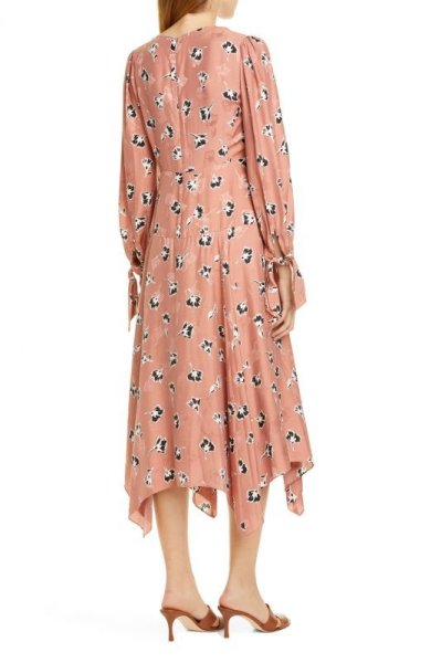 画像2: 【ドラマ使用】REBECCA TAYLOR レベッカテイラー  Paintbrush Silk Blend Dress  20707 (2)