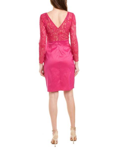 画像2: Tadashi Shoji  タダシショージ  Nyx Sheath Dress ピンク系 (2)