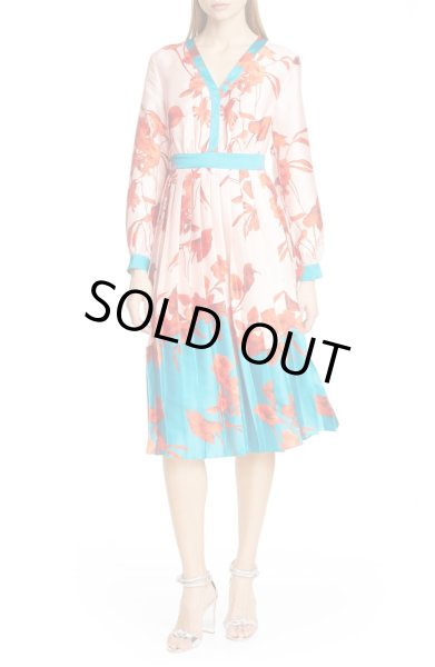 画像1: 1点のみ即納！【磯山さやかさん、小柳ルミ子さん着用】Ted Baker テッドベーカー　KAROLYN  Fantasia Tiered Midi Dress  07201 (1)