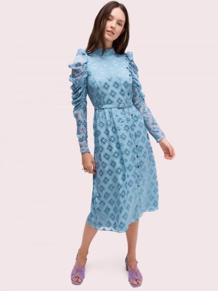 画像1: 再販売！【ピッパミドルトン愛用】KATE SPADE New York   ケイトスペード　devore dress (1)