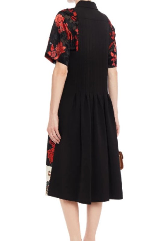 画像2: 【コンフィデンスマンJP、長澤まさみさん着用】Tory Burch トリーバーチ 花柄 devore dress  03271 (2)