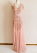 画像2: 【ドラマ使用】Adrianna Papell　　 Cap-Sleeve Embellished Gown　BLUSH  82401 (2)