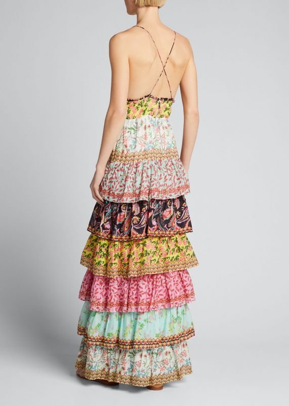 画像2: Alice + Olivia アリスアンドオリビア　imogene maxi dress  05013 (2)