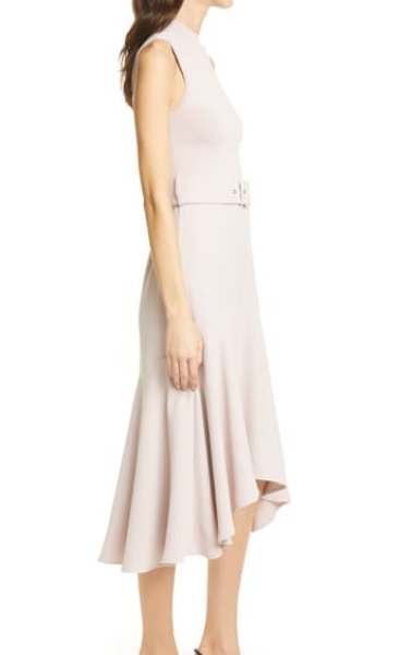 画像3: 【ドラマ使用】Ted Baker テッドベイカー   Corvala ハイロードレス ライトピンク (3)