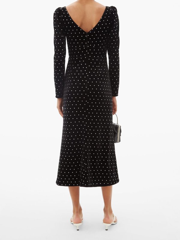 画像3: 【田中みな実さん、滝沢カレンさん、MEGUMIさん着用】Self Portrait　セルフポートレート　クリスタルベルベットドレス  11105 (3)