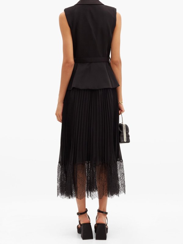 画像4: 【リトグリ、MAYUさんご着用】Self Portrait　プリーツジャケットドレス (4)