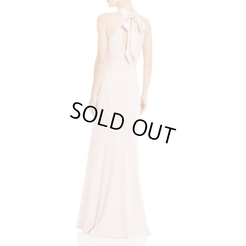 画像2: Eliza J   ピンクレースホルターイブニングドレス (2)