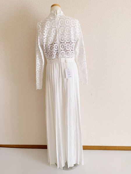 画像5: 【キャサリン妃、夏菜さん、堀未央奈さん他ご愛用】Self Portrait セルフポートレイト Pleated Crochet Maxi Dress  41801 (5)
