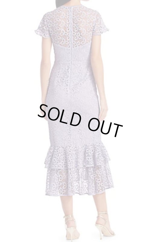 画像3: ML Monique Lhuillier モニークルイリエ　レースミディドレス  41909 (3)