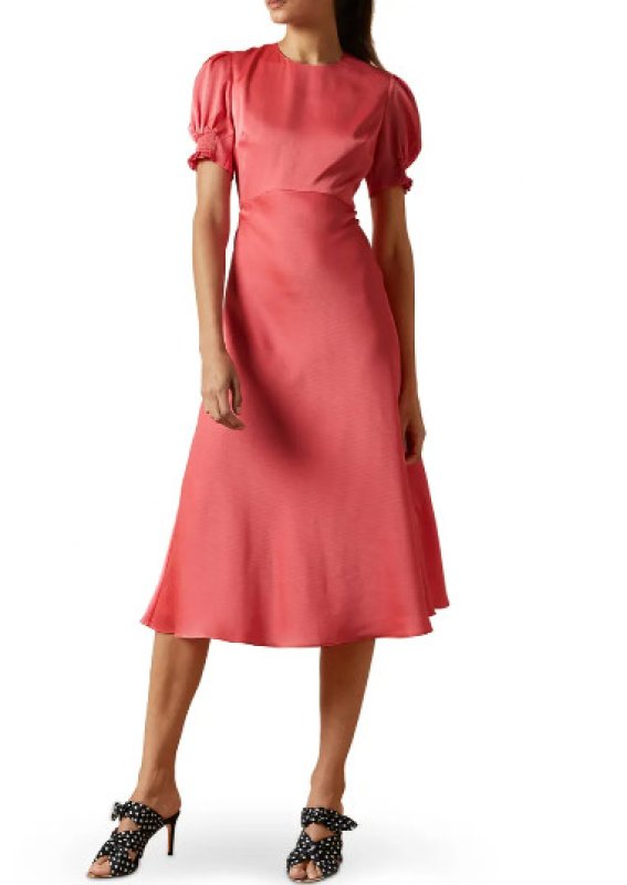 画像1: 【Amanda Kloots着用】Ted Baker テッドベイカー 　Blaer Bias Midi Dress (1)