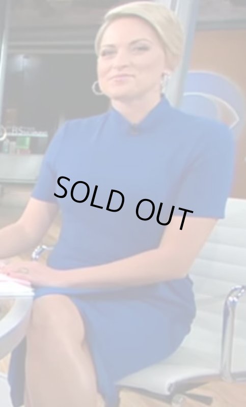 画像3: 【Jamie Yuccas着用】Tahari by ASL  Mock Neck Stretch Crepe Sheath Dress (3)