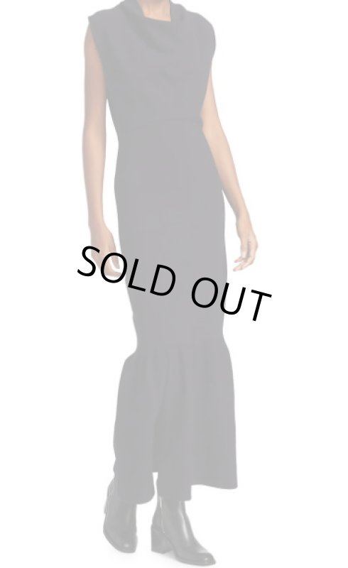 画像1: 【Amanda Kloots着用】3.1 Phillip Lim　 ミリタリーカウルネックドレス  ネイビー (1)