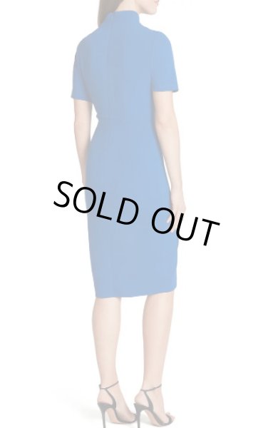 画像2: 【Jamie Yuccas着用】Tahari by ASL  Mock Neck Stretch Crepe Sheath Dress (2)