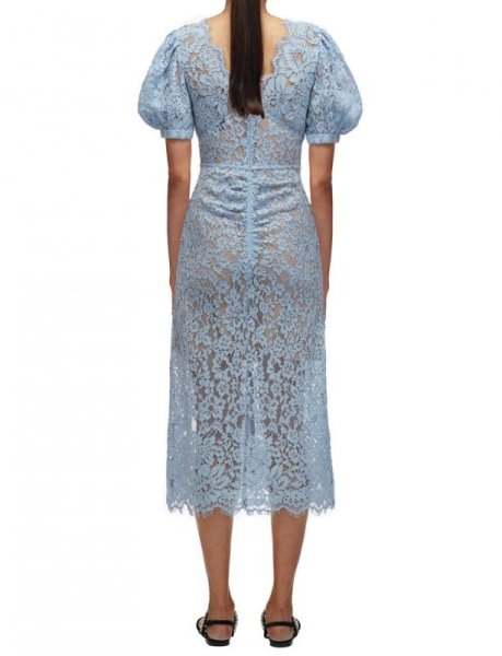 画像2: Self Portrait　セルフポートレート　Light Blue Camellia Dress  41904 (2)