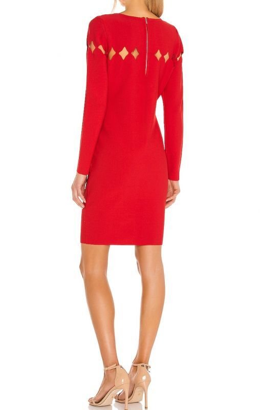 画像2: セール！【ドラマ使用】Milly ミリー　Scallop ミニドレス　レッド (2)