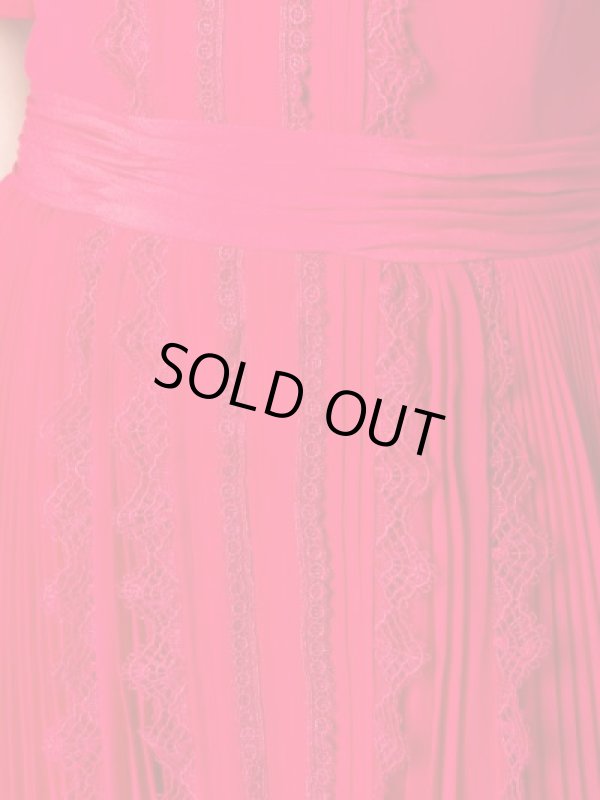 画像3: 【紅白歌合戦、綾瀬はるかさん着用】Self Portrait　セルフポートレート　プリーツリボンネックドレス (3)