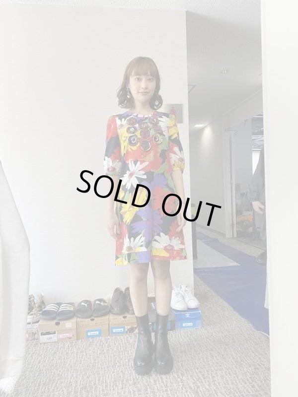 画像4: 【ルパンの娘 小沢真珠さん、岡本玲さん、ホットママに衣裳提供】See by Chloe　フラワーロゼットドレス (4)