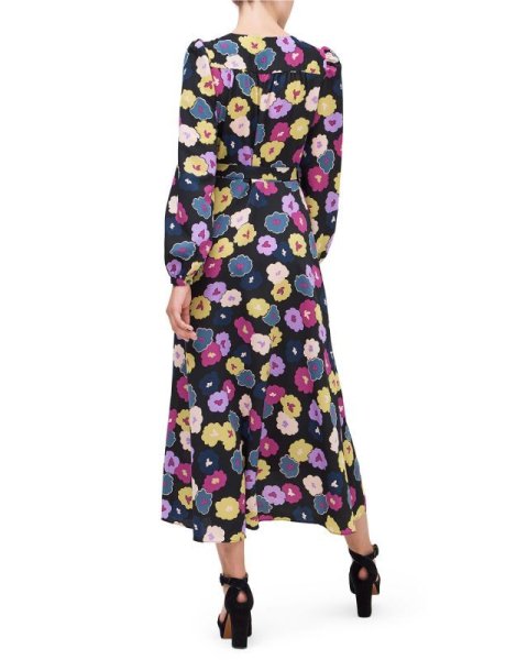 画像2: KATE SPADE New York   ケイトスペード  winter garden floral midi wrap dress (2)