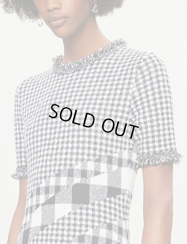 画像3: Oscar de la renta オスカーデラレンタ　ツイードチェックドレス (3)