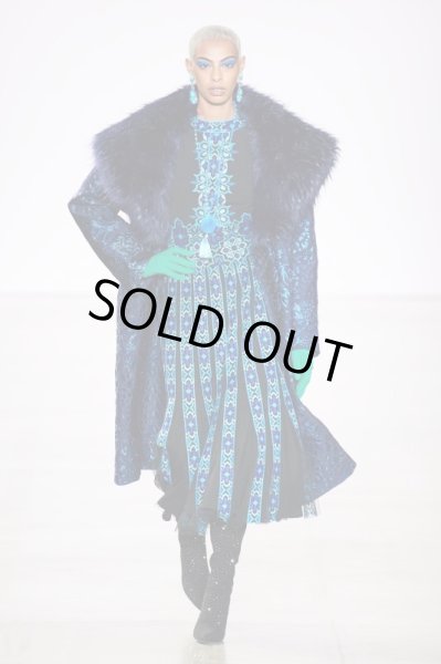 画像3: 【リコカツ、大野いとさん着用】Tadashi Shoji タダシショージ  Murat Midi Dress ブラック、ブルー系 (3)