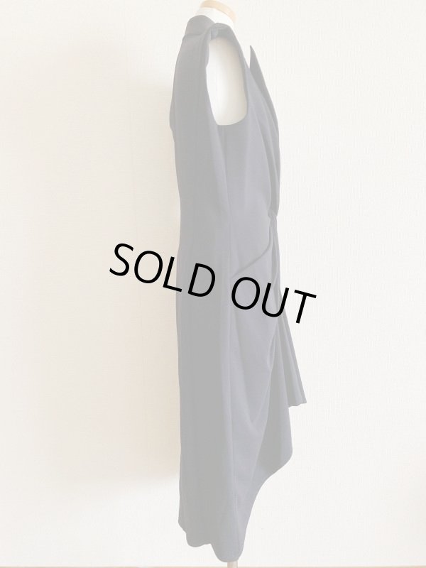 画像5: 値下げ！1点のみ即発！【アンミカさん着用】Tadashi Shoji  タダシショージ 　ATIKE タキシードドレス　ブラック (5)