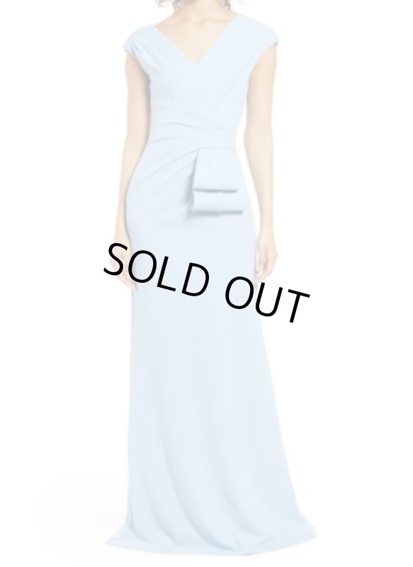 画像1: Tadashi Shoji タダシショージ   　Side Fold Body-Con Gown ブルー系 (1)