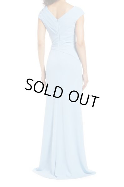 画像2: Tadashi Shoji タダシショージ    Side Fold Body-Con Gown ブルー系 (2)