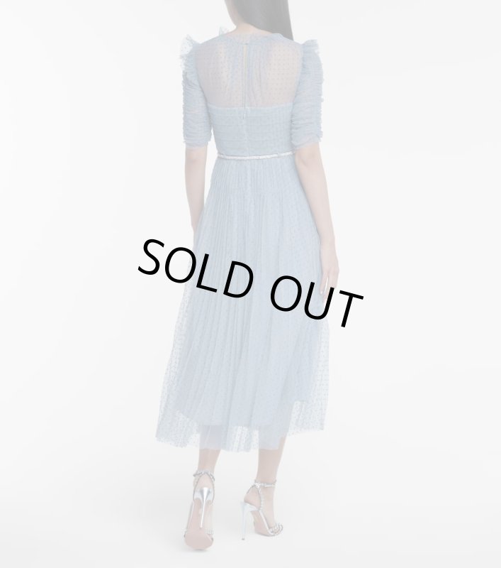 画像2: Self Portrait　セルフポートレート　Point D'esprit Tulle Dress  40903 (2)