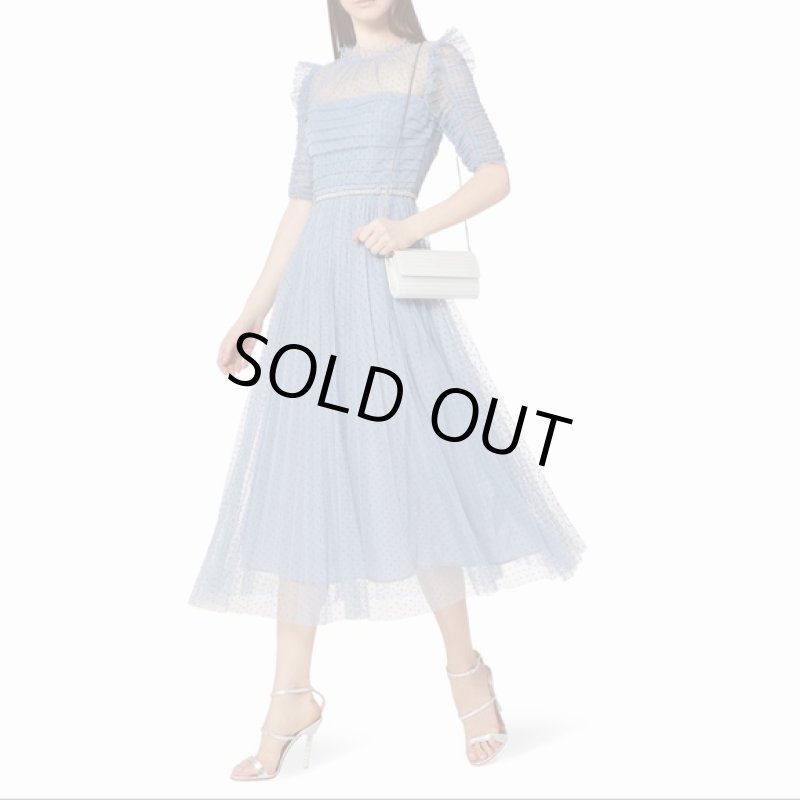 画像1: Self Portrait　セルフポートレート　Point D'esprit Tulle Dress  40903 (1)