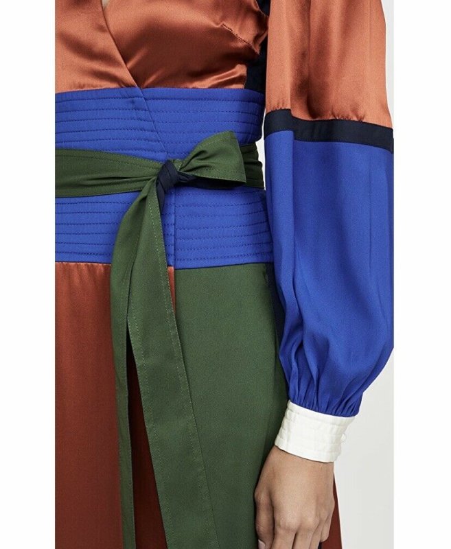 画像5: 1点のみ即発！【ドラマに衣装提供】Tory Burch トリーバーチ　kola カラーブロックドレス  82201 (5)