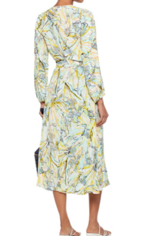 画像2: セール！【ドラマ使用】Diane von Furstenberg　ダイアンフォンファステンバーグ　evelyn リバーシブルドレス　Astrantia Tulip (2)