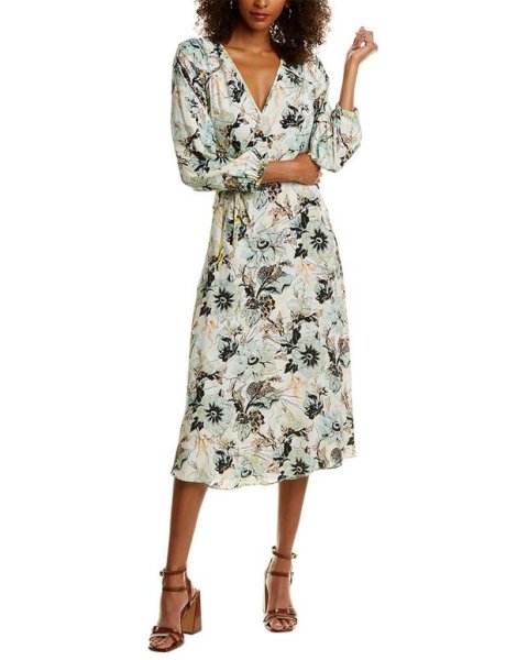 画像5: セール!【ドラマ使用】Diane von Furstenberg ダイアンフォンファステンバーグ evelyn リバーシブルドレス Astrantia Tulip (5)