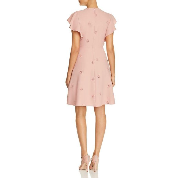 画像2: KATE SPADE New York   ケイトスペード Cut-Out Flutter Sleeves Dress  20703 (2)