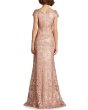 画像3: Tadashi Shoji   タダシショージ　HAYA  Sequin-Embellished Column Gown ピンク系 (3)