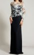 画像1: Tadashi Shoji  パーティードレス　HARUKI  Lace Gown ブラック、アイボリー (1)