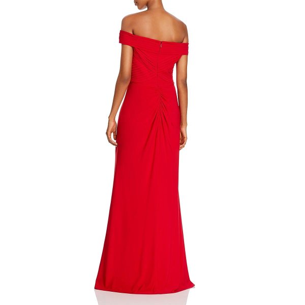 画像2: 【馬場典子さんに衣装協力】Adrianna Papell アドリアナパペル  Pleated Pintuck Evening Dress  10104 (2)