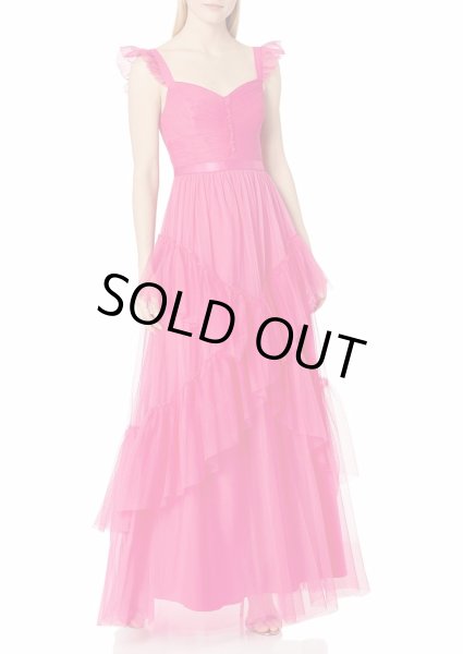 画像1: 限定セール！BCBGMAXAZRIA　Ruffled Tulle Gown (1)