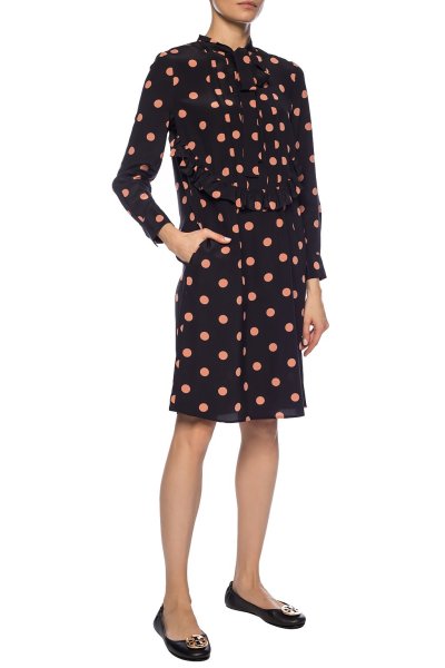 画像1: 【紗栄子さん、マンディムーア着用】Tory Burch トリーバーチ　polka dot dress (1)