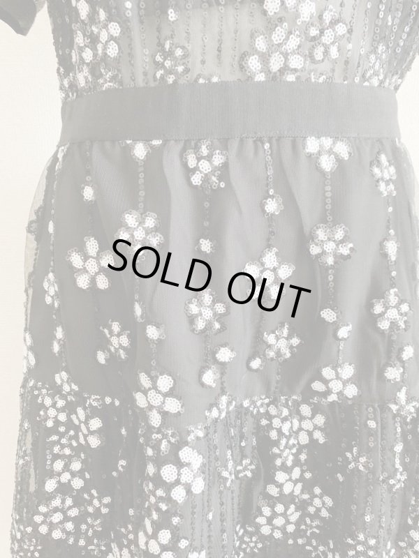 画像5: 再販売！【広末涼子さんご着用】Self Portrait　セルフポートレート　Deco Sequin Crew Neck Midi Dress (5)