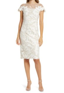 セール！Tadashi Shoji タダシショージ フリンジレースドレス