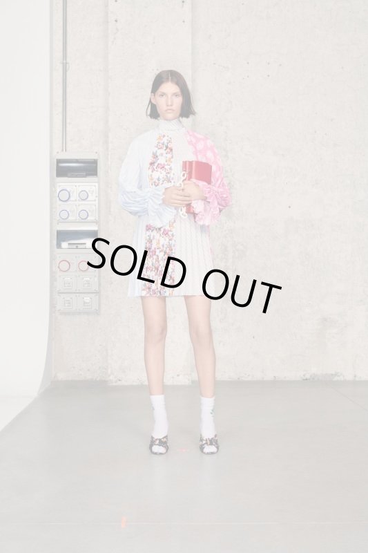 画像4: ラスト1点！【菅野美穂さん、観月ありささん着用】MSGM 　パッチワークプリーツドレス (4)