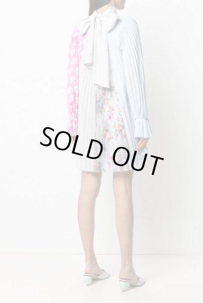 画像2: ラスト1点!【菅野美穂さん、観月ありささん着用】MSGM  パッチワークプリーツドレス (2)